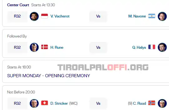 atp basilea lunes26 octubre 2026 tiroalpalo